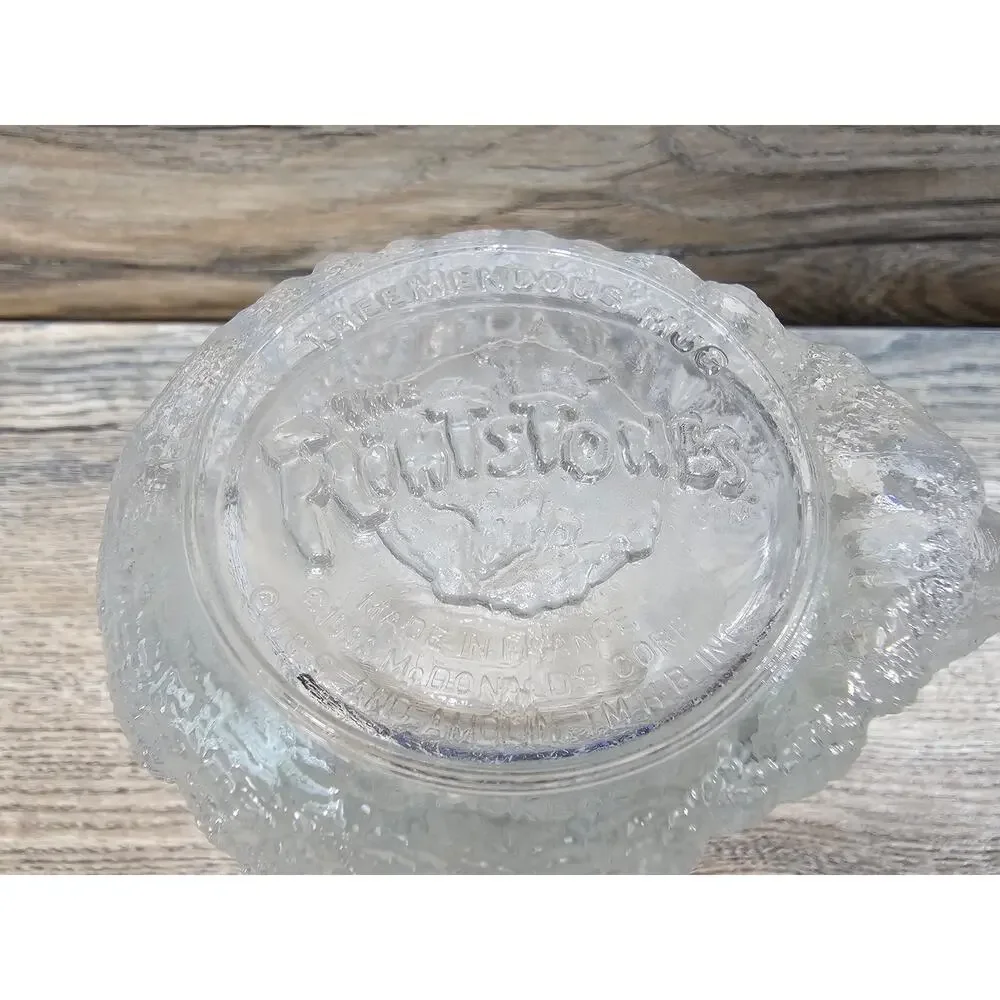 The Flintstones Glass McDonalds RocDonald's 1993 TREE MENDOUS MUG
